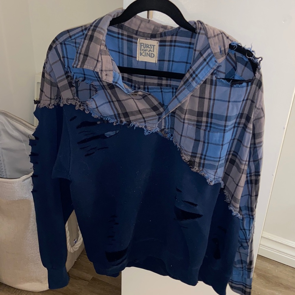 LF Vintage Distressed Crew Sweatshirt